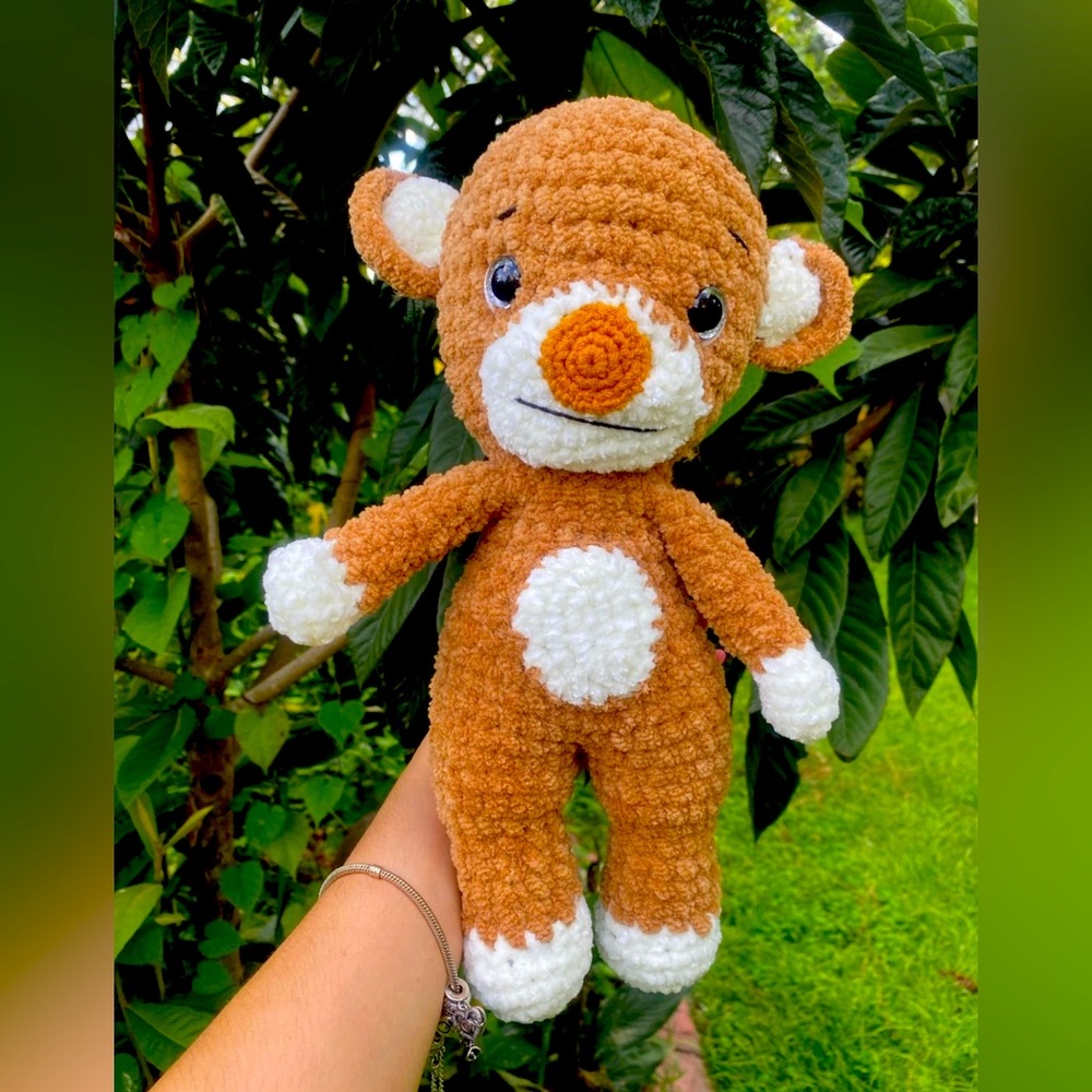 Monkey .. Amigurumi Crochet monkey -  Stuffed Monkey ..  monkey Zoo , Baby Toy